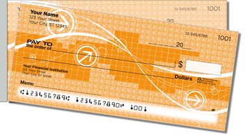 Arrow Pattern Side Tear Personalized Checks