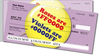 Nerd Pride Side Tear Personalized Checks