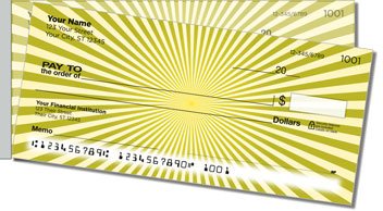 Starburst Side Tear Personalized Checks