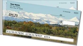 Mountain Peak Side Tear Personalized Checks