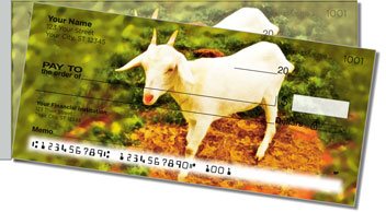 Goat Side Tear Personalized Checks