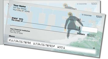 Surfing Side Tear Personalized Checks