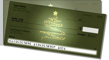 Glowing Tree Side Tear Personalized Checks