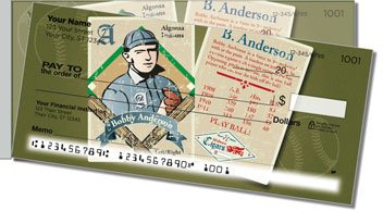 Vintage Baseball Card Side Tear Checks
