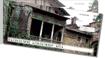Italian Architecture Side Tear Personalized Checks