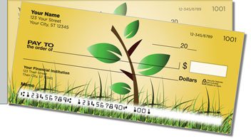 Seedling Side Tear Personalized Checks