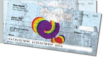 Vintage Rainbow Side Tear Personalized Checks