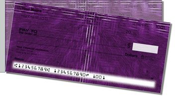 Techno Matrix Side Tear Personalized Checks