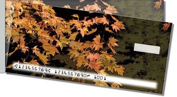 Fall Leaves Side Tear Checks