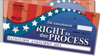 Bill of Rights Side Tear Personalized Checks