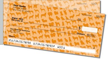 Dog Wallpaper Side Tear Personalized Checks