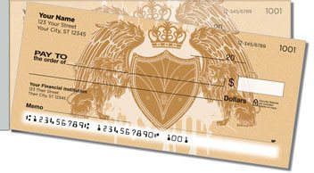 Coat of Arms Side Tear Personalized Checks