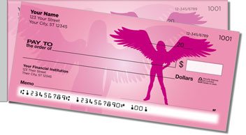 Sexy Angel Side Tear Personalized Checks