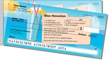 Summer Cocktail Side Tear Checks