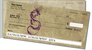 Dragon Tattoo Side Tear Checks