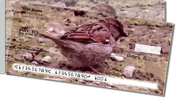 Sparrow Side Tear Personalized Checks
