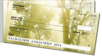 Foggy Day Side Tear Personalized Checks