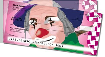 Hobo Clown Side Tear Personalized Checks