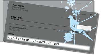 Turtle Dove Side Tear Personalized Checks