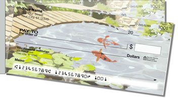 Koi Fish Side Tear Personalized Checks