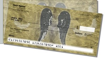 Heavenly Wings Side Tear Personalized Checks