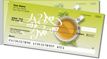 Tea Time Side Tear Personalized Checks