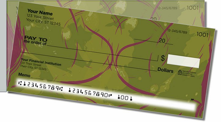 Color Mood Side Tear Personal Checks