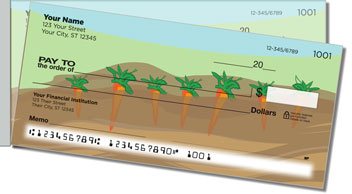 Garden Side Tear Personalized Checks