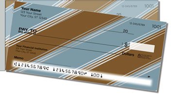 Candy Stripe Side Tear Personalized Checks