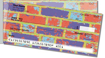 Colored Brick Side Tear Checks