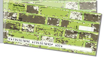 Colored Brick Side Tear Personalized Checks
