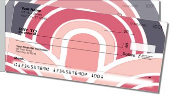 Bold Aura Side Tear Personalized Checks