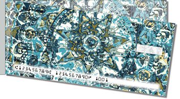 Ornamental Star Side Tear Personalized Checks