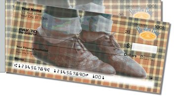 Hipster Side Tear Personalized Checks