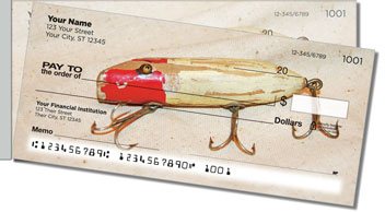 Antique Lure Side Tear Personalized Checks