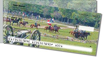 Civil War Reenactor Side Tear Personalized Checks