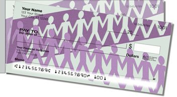 Paper Cutout Side Tear Personalized Checks