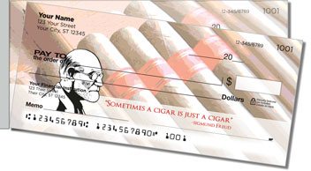 Sigmund Freud Side Tear Personalized Checks