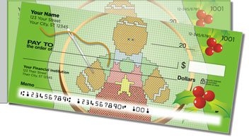 Christmas Cross Stitch Side Tear Checks