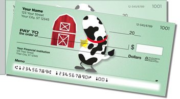 Cartoon Kidney Bean Side Tear Personalized Checks