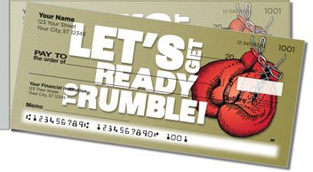 Boxing Side Tear Personalized Checks