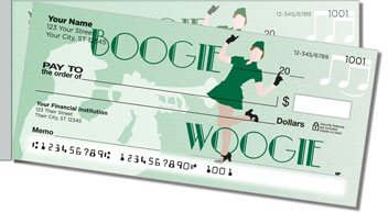 Swing Dancing Side Tear Personalized Checks