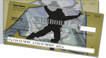 US Airborne Side Tear Personalized Checks
