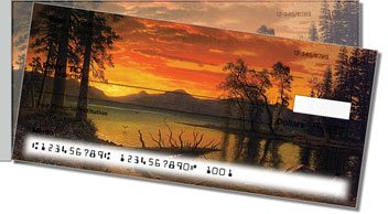Albert Bierstadt Side Tear Personalized Checks