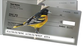Migratory Bird Side Tear Personalized Checks