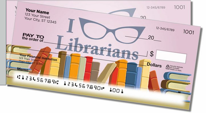 Librarian Side Tear Personal Checks