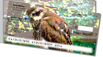 Hawk Side Tear Personalized Checks