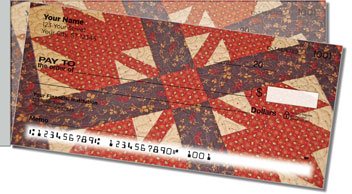 Quilted Love Side Tear Personalized Checks