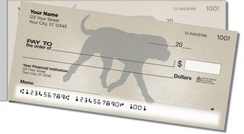 Mastiff Side Tear Personalized Checks