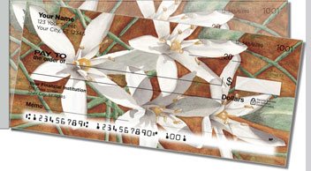 Floral Series 1 Side Tear Personalized Checks